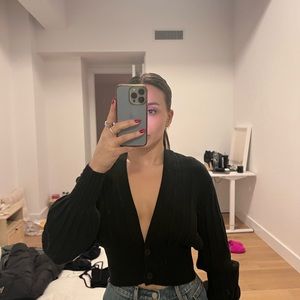 Aritzia Wilfred cropped sweater